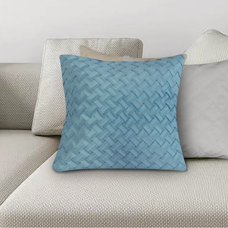 Pleated Throw Pillow, Mineral