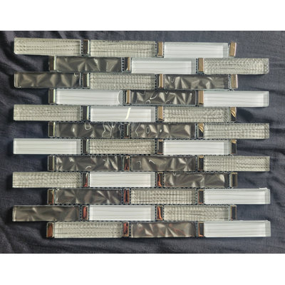 1" x 4" Glass Mosaic Tile