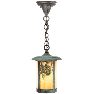 Sarina 1 - Light Verdigris Lantern Pendant