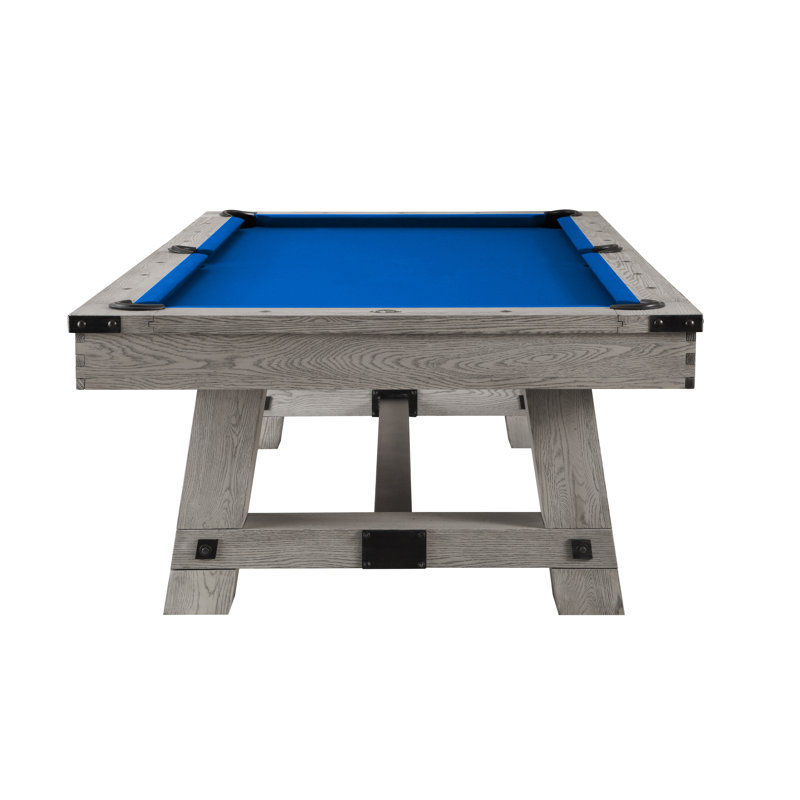 Yukon Slate Pool Table with Professional Installation Included, 7'5", Northern Drift, Electric Blue