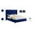 Dymonique Velvet Bed-63427351-63427346