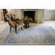 Distillery Handmade Beige/Blue Rug