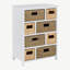 Erica Solid Wood 56 cm W Chest of 8 Drawers-14447483