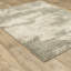 Tapis beige à motif abstrait Ernie-322753609