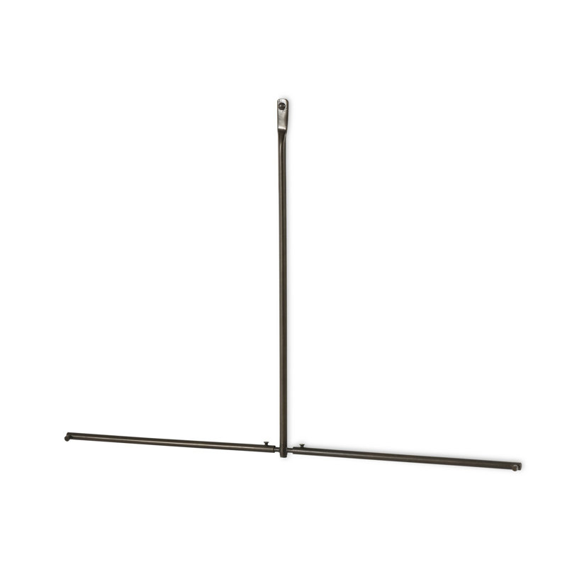 Petite galerie Gallery - laiton antique foncé, H 23,25 po x l 47 po x P 0,75 po