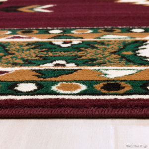 AllStar Rugs Dark Brown Indoor/Outdoor Rug | Wayfair