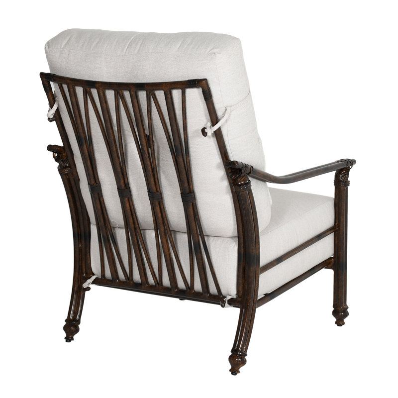 Coco Cushioned Lounge Chair w/One Accent Pillow
