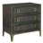 Aryo Triple Drawer Nightstand, Edgewater Finish