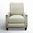 Llewellyn 31" Genuine Leather Push-Back Recliner-1553334299