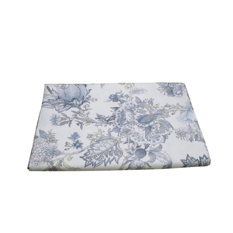 Talavera Duvet Set Blue, King Duvet Cover + 3 Standard Shams