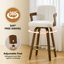 Tabouret de bar et de comptoir pivotant 29,5 po avec accoudoirs-1113464004-1133355896