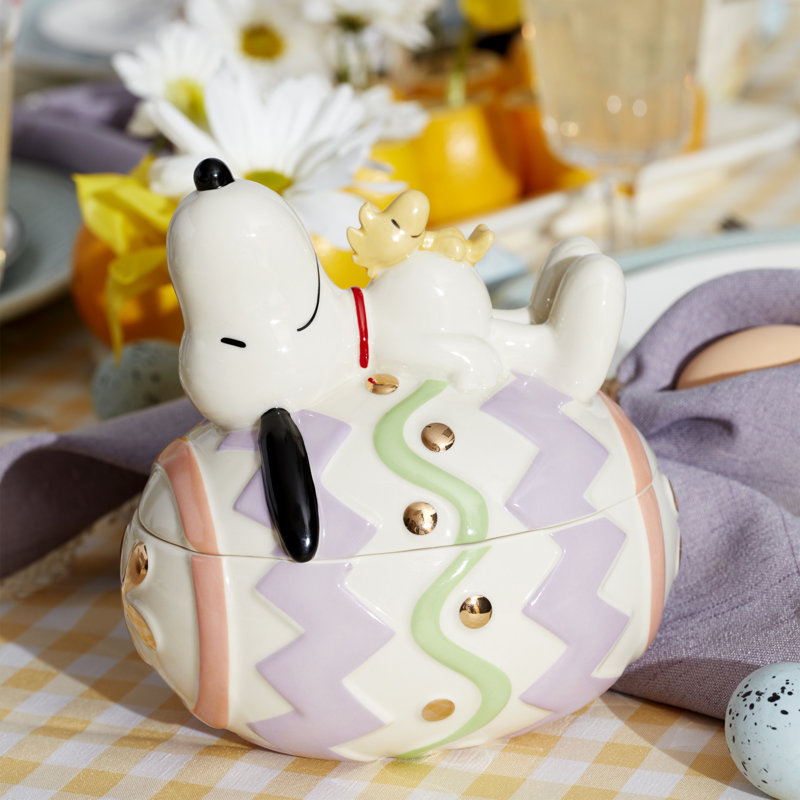 Snoopy Easter Peanuts Easter Snoopy Covered Candy Dish