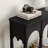39" Solid Wood Console Table With Arch Design-690975229