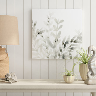 Watermark Foliage I by June Erica Vess - Wrapped Canvas Painting