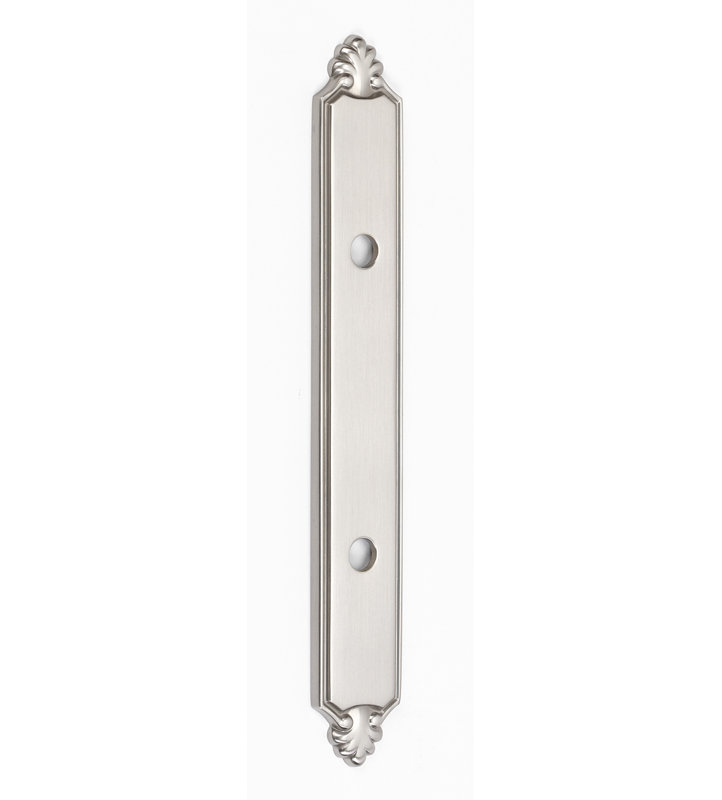 Bella Brass Back Plate, Satin Nickel
