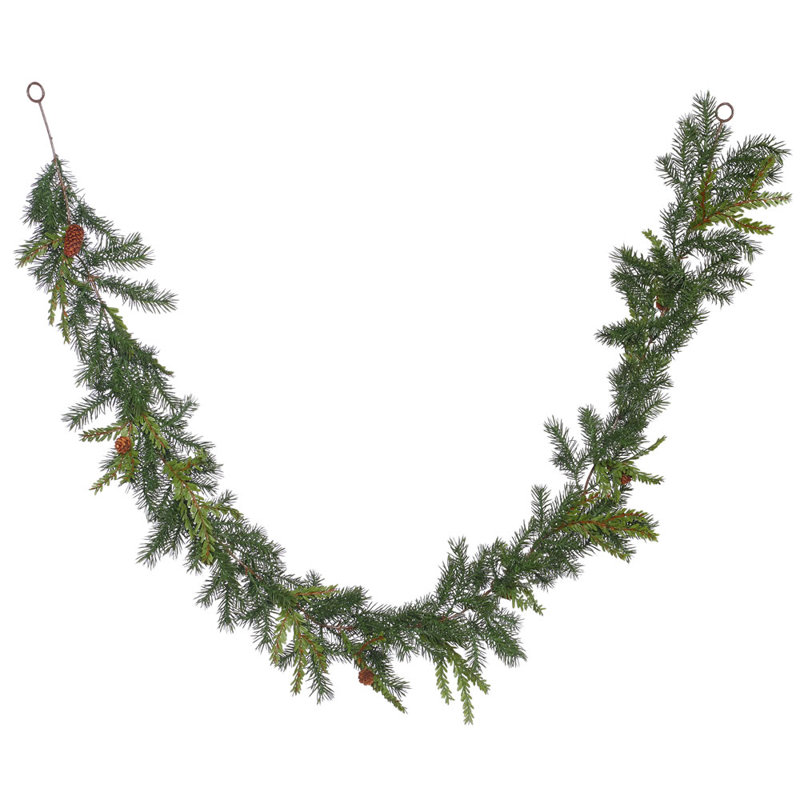 Hemlock 72'' in. Faux Pine Garland