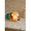 Mini lampe portative à champignon en verre-2135750898