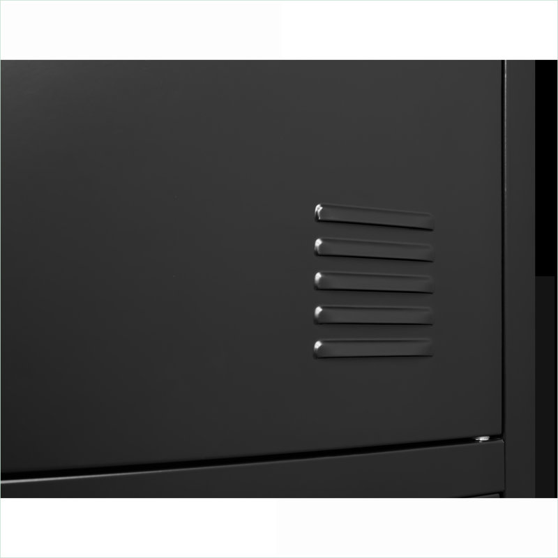 Casiers | Casier de rangement en métal à 9 portes avec serrure et amp; Fente pour carte, noire, pour gymnase Moderne | Bureau