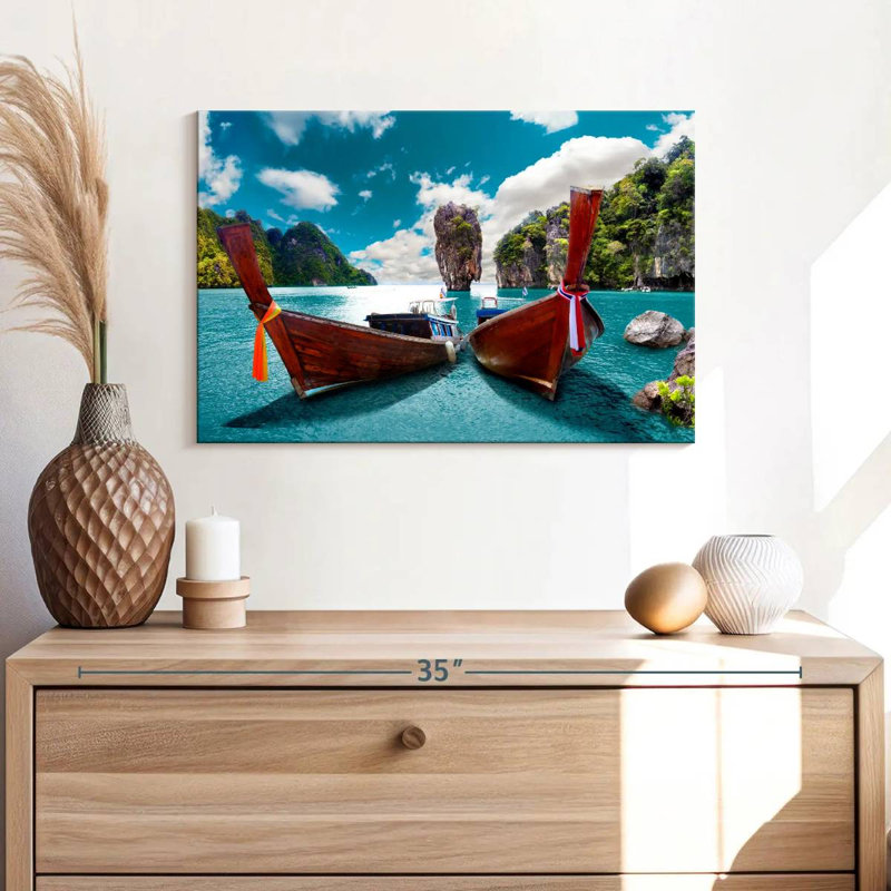Bateaux Mehar à phuket, H 16 po x l 24 po