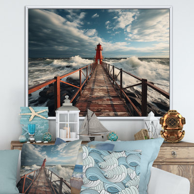 Pier Whispering Waves V - imprimé