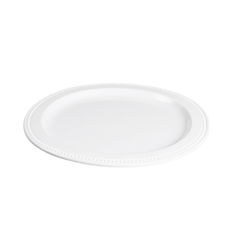 Venetian 11.5" Melamine Dinner Plate, White