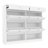 Wooden Shoe Cabinet With 4 Flip Drawers,Shoes Rack Cabinet With 2 Storage Drawers,Classified Storage And Farmhouse Style, White, Shoe Storage-34666512