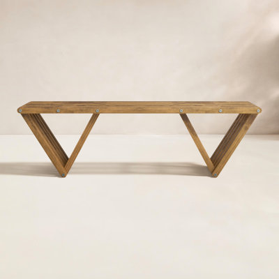 Mishra 54" Pine Garden Bench