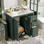 Meuble-lavabo de salle de bain avec lavabo, meuble de rangement à structure en bois, meuble-lavabo autoportant avec tiroirs de rangement et portes à fermeture douce-1863386925