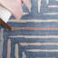 Tapis lavable bleu / ivoire Setebos-462871132