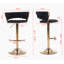 Set Of 2  Bar Stools,With Chrome Footrest And Base Swivel Height Adjustable-1372934370