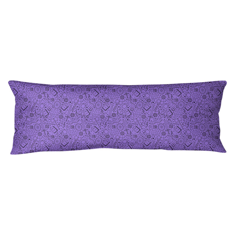 Valerton Polyester Pillow, Aaden, Purple/Black