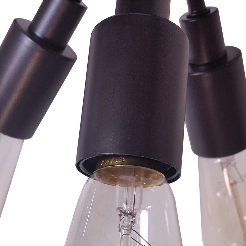 Plafonnier semi-encastré sphère Spoutnik 8 lumières 21 po Electra