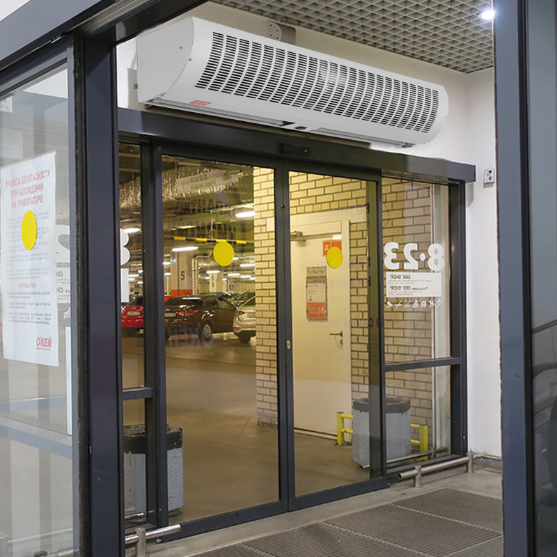 Rideau d'air commercial d'intérieur super puissant 2 vitesses, H 9 po x l 47 po x P 9 po
