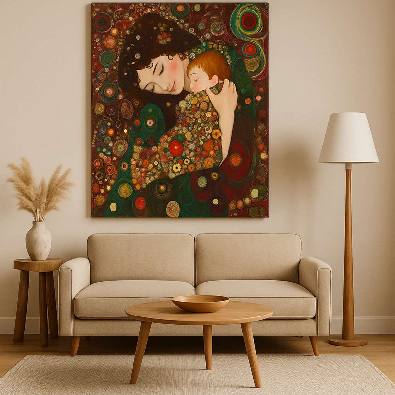 Superbe peinture sur toile décorative de 19,7 po x 27,6 po | 100% toile avec cadre 100% bois (épaisseur: 0,8 x 1,2 pouces) | Parfaite pour le salon, la chambre à coucher ou le bureau, cette œuvre d'art élégante convient à tout espace