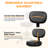 Adjustable Height Drafting Stool with Footring Wheels