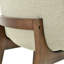 Tabouret de bar de cuisine en bois massif à dossier bas 28 po Arseniy-729214323