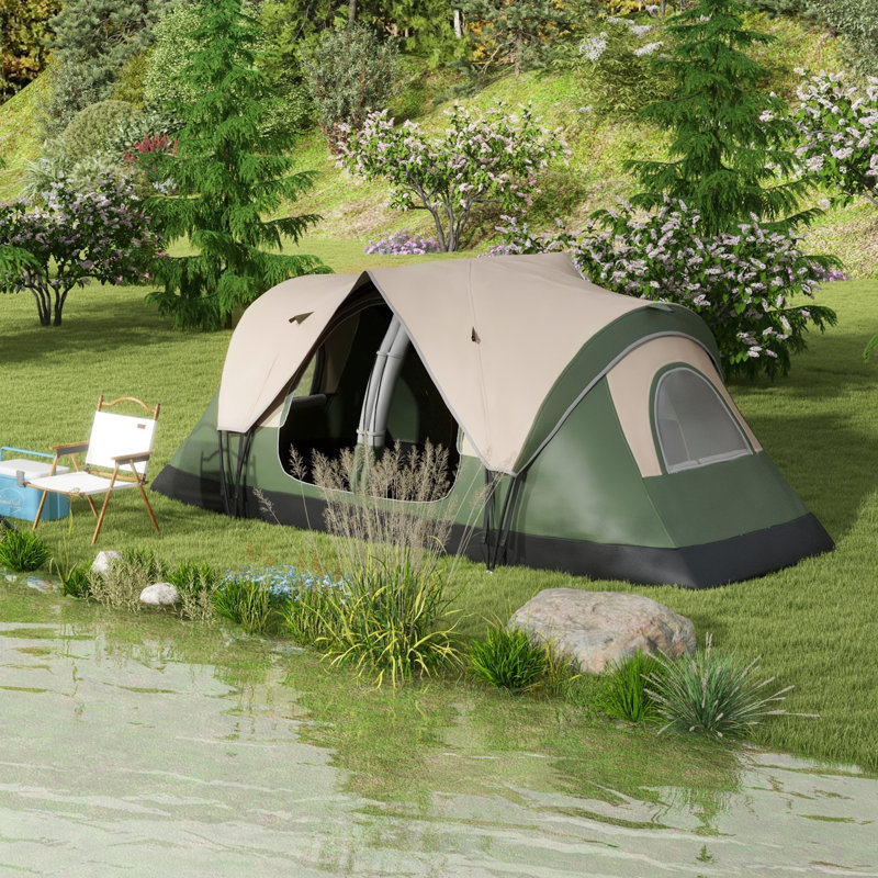 8 Person Tent, Green