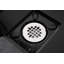 Base de douche 48 po x 36 po en alcôve en acrylique noir brillant avec drain à gauche, drain inclus-115222895
