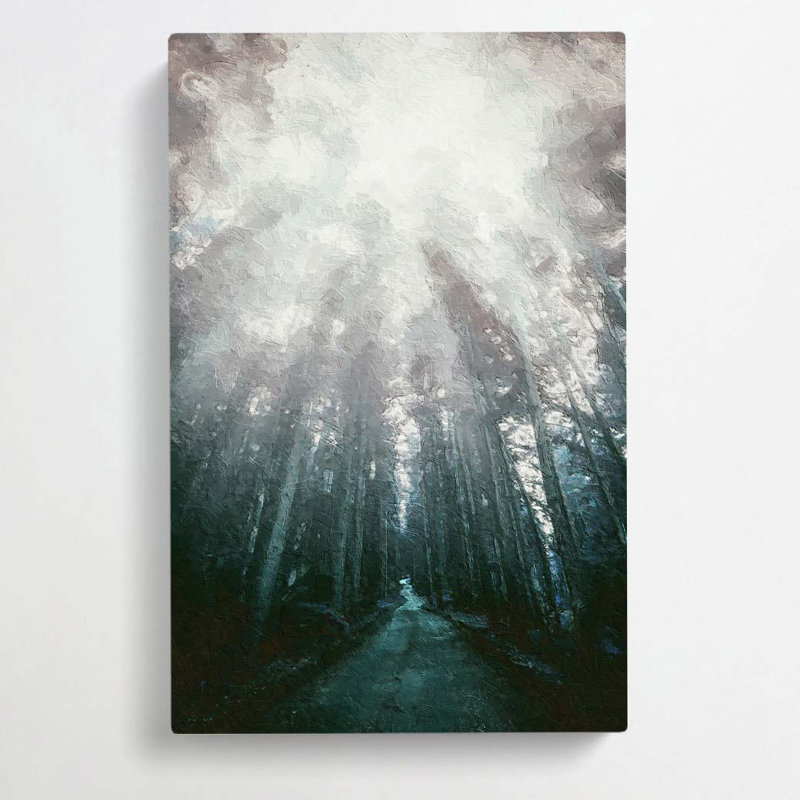 Down The Forest Path In Abstract by Pierre-Joseph Redoute - Wrapped Canvas, 60cm H x 40cm W x 3cm D