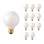 Ampoule incandescente 40 watts E26, globe G30, finition blanche, lueur blanc chaud 2700K, 300 lumens, intensité variable