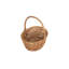 Double Steamed Vertical Weave Wicker Shopper Basket Small sized-1102113128