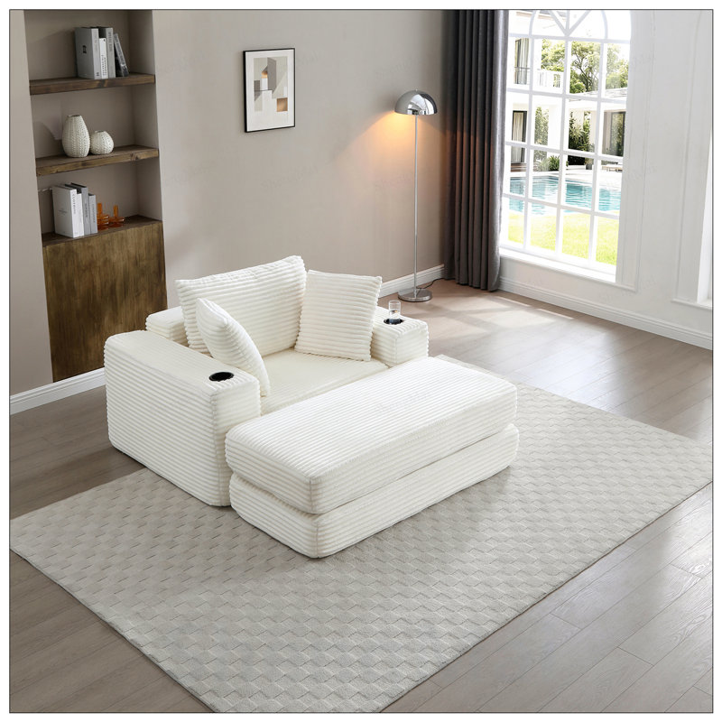 Canapé-lit modulaire 3-en-1 Boneless, Beige