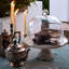 Cristal Stoneware Cake Stand