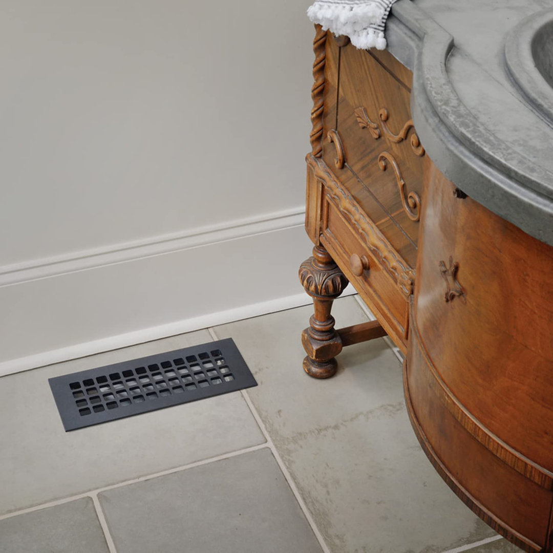 Reggio Register Square Aluminum Grille with Mounting Holes Reggio Register