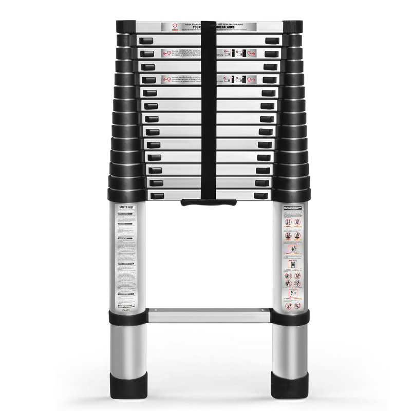 Escabeau télescopique robuste en aluminium 14,5 pi