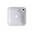 Altair 17'' White Ceramic Square Bathroom Sink with Overflow