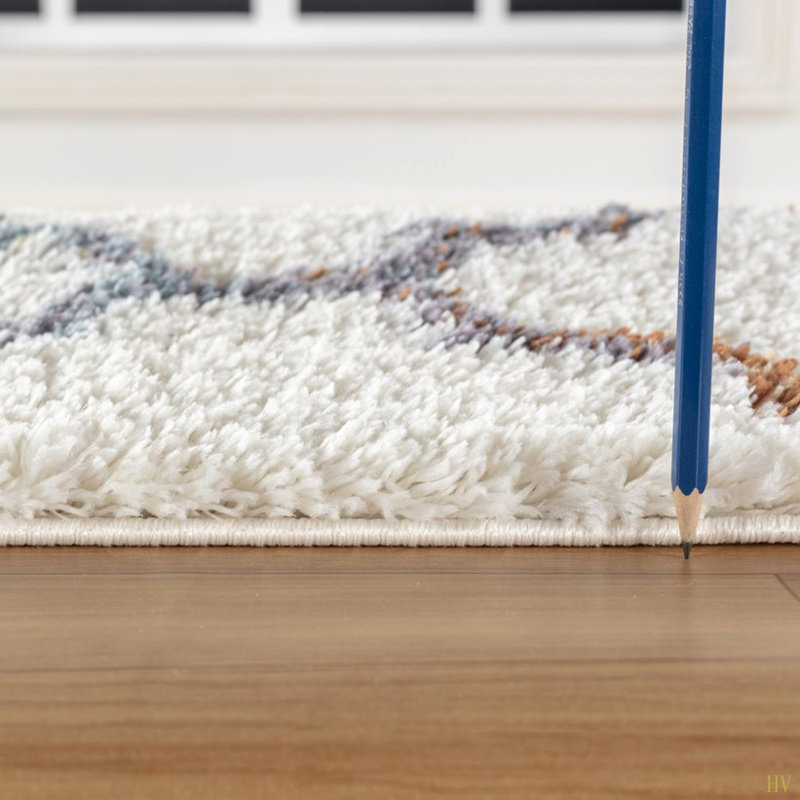 Poil long Loft 3 po X 7 pi Tapis à poils longs, Rectangle 5 pi 3 po x 7 pi