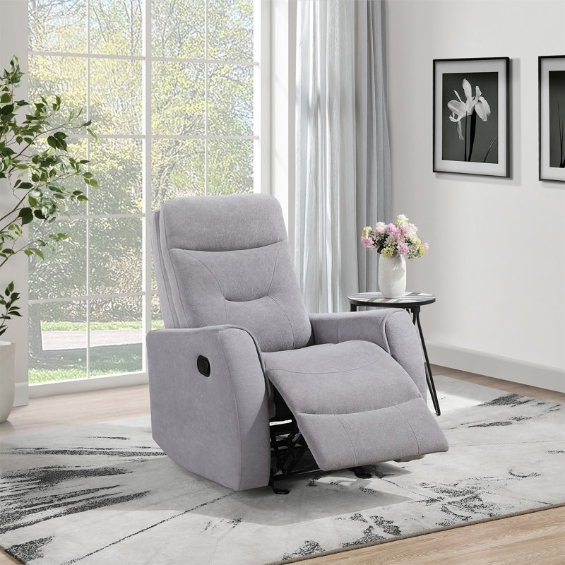 Fauteuil inclinable pivotant, Gray Fabric