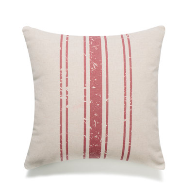 Old French Stripe Striped Throw Pillow