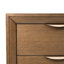 Commode à 5 tiroirs Portrait avec lumières DEL - Brun Sienne
